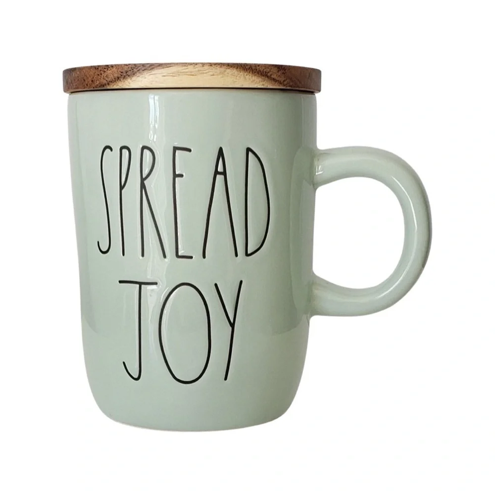NWT Rae Dunn Spread Joy Covered Mug